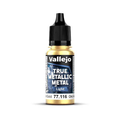 Vallejo True Metallic Metal Light Greenish Gold 18 ml - Preorder 02/2026