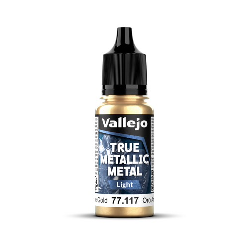 Vallejo True Metallic Metal Light Arcane Gold 18 ml - Preorder 02/2026