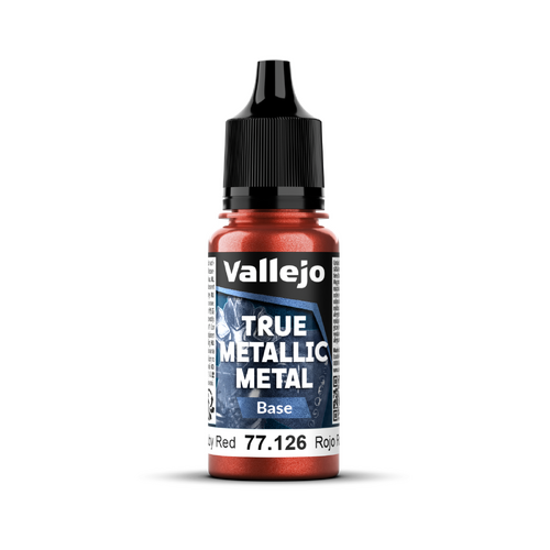 Vallejo True Metallic Metal Base Ruby Red 18 ml - Preorder 02/2026
