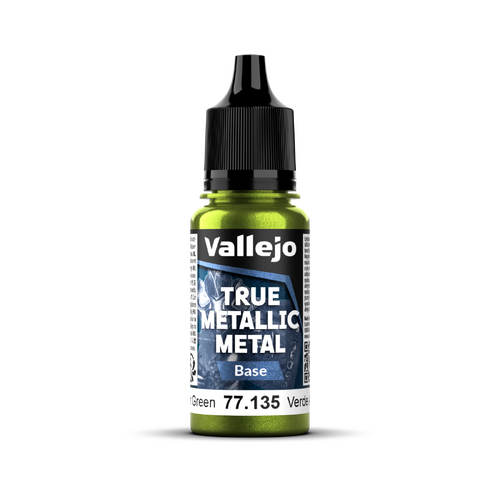 Vallejo True Metallic Metal Base Amber Green 18 ml - Preorder 02/2026