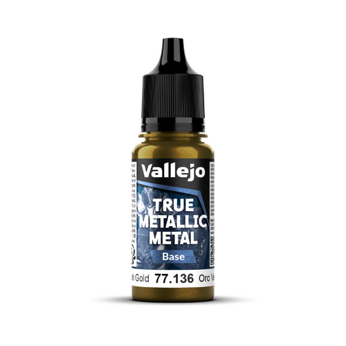 Vallejo True Metallic Metal Base Greenish Gold 18 ml - Preorder 02/2026