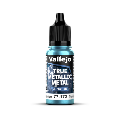 Vallejo True Metallic Metal Airbrush Hydra Turquoise 18 ml - Preorder 02/2026