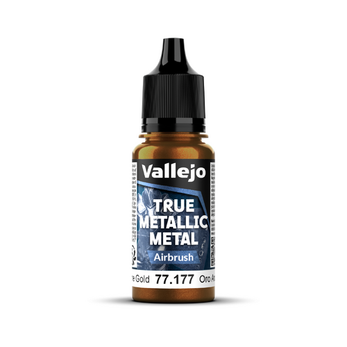 Vallejo True Metallic Metal Airbrush Arcane Gold 18 ml - Preorder 02/2026