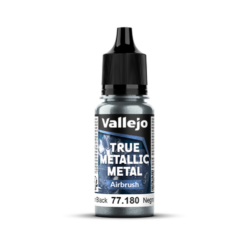 Vallejo True Metallic Metal Airbrush Obsidian Black 18 ml - Preorder 02/2026