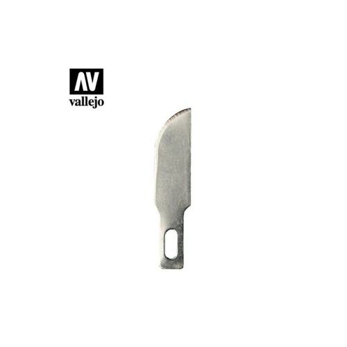 Vallejo T06003 Tools #10 General Use Curved Blades (5) - for no.1 handle