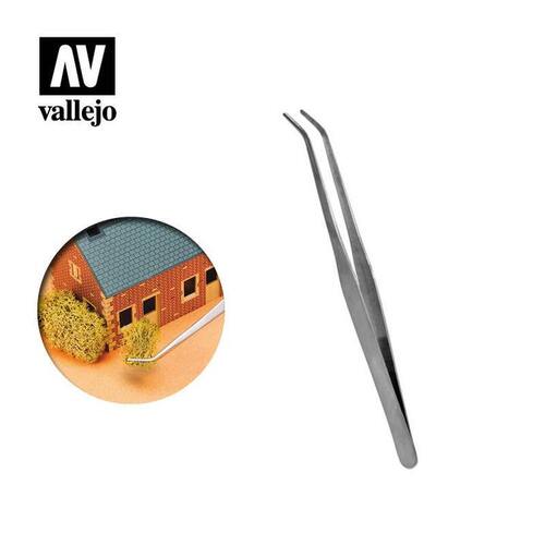 Strong Curved Stainless Steel Tweezers