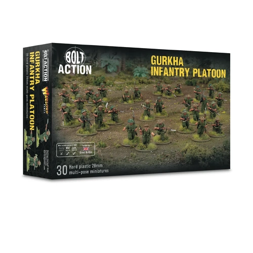 Bolt Action - Gurkha Infantry Platoon
