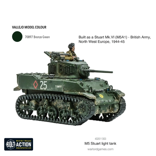 M5 Stuart Light Tank (Plastic)
