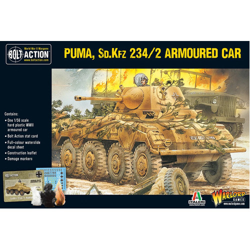 Bolt Action Puma Sd.Kfz 234/2 Armoured Car (Plastic)