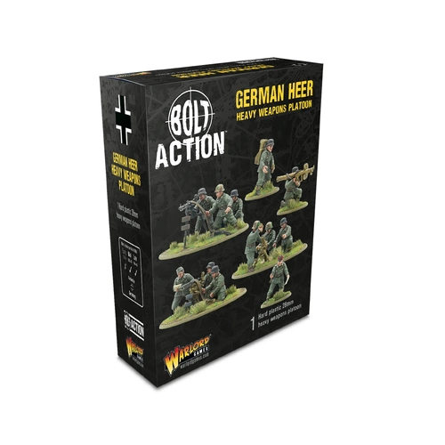 Bolt Action German Heer Heavy Weapons Platoon (Plastic)