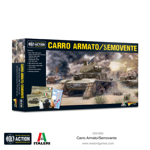 Bolt Action Italian Carro Armato/Semovente M13/40 Tank (Plastic)