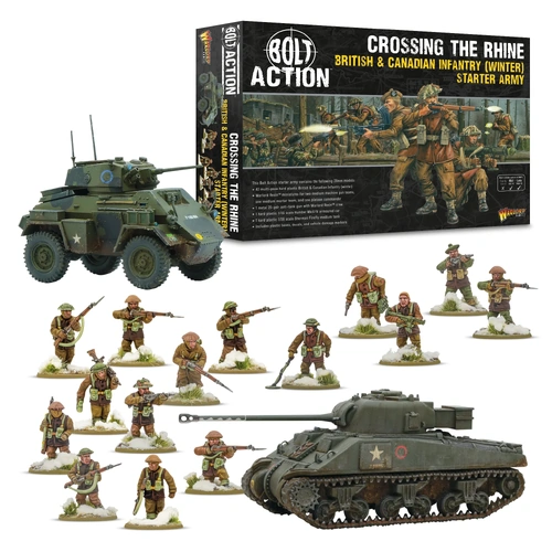 Bolt Action: Starter Army - Crossing The Rhine British & Canadian Infantry (Winter)