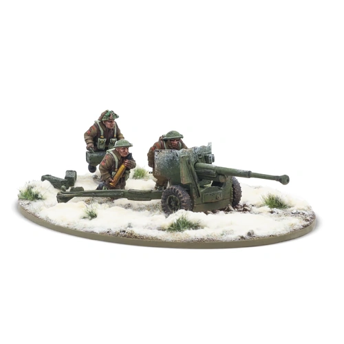 Bolt Action - British Infantry (Winter) 6 Pounder Anti-Tank Gun