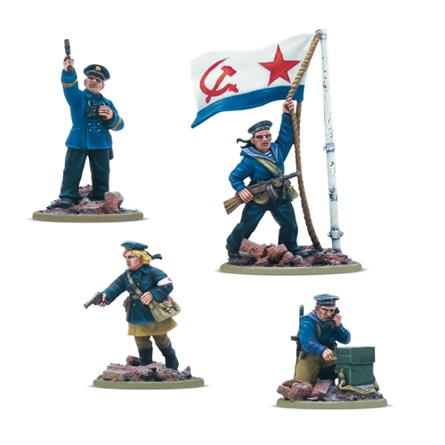 Bolt Action Soviet Naval Brigade HQ