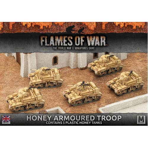 Flames of War: British: Honey Armoured Troop (Plastic)