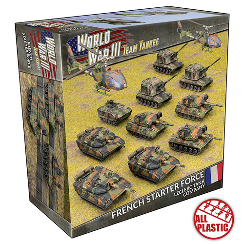 Team Yankee WWIII: French Leclerc Tank Company Starter Force