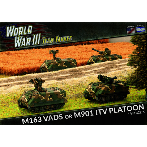 Team Yankee WWIII: American: M163 VADS or M901 ITV Platoon (Plastic)
