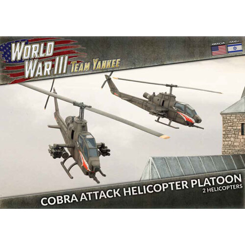 Team Yankee WWIII: American: Cobra Attack Helicopter Platoon (Plastic)
