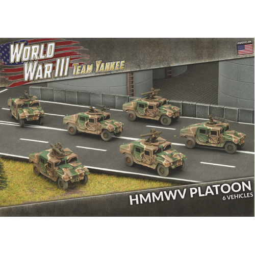 Team Yankee WWIII: American: HMMWV Platoon (Plastic)