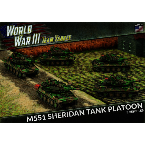 Team Yankee WWIII: American: M551 Sheridan Tank Platoon