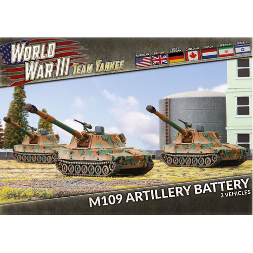Team Yankee WWIII: Oil War: M109 Field Artillery Battery (WWIII x3 Tanks Plastic)