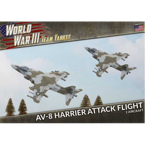 Team Yankee WWIII: American: AV-8 Harrier Attack Flight (x2 Plastic)