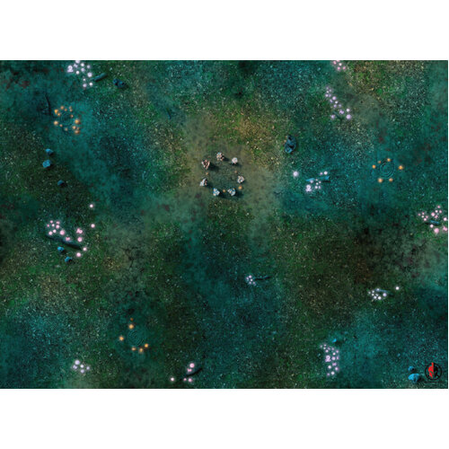 60x44in Gaming Mat - Mystical Forest