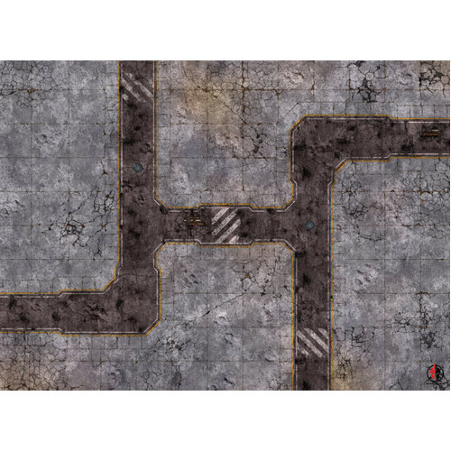 60x44in Gaming Mat - City Warzone