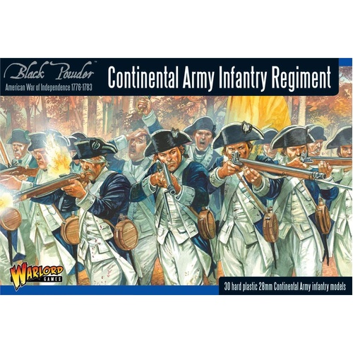 Black Powder: Continental Infantry Regiment (Plastic)