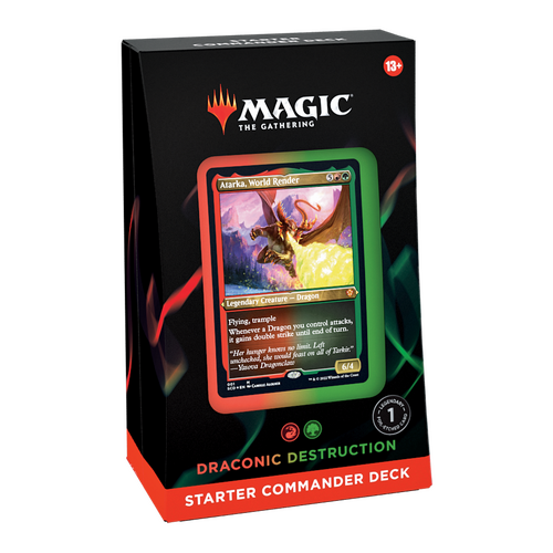 MTG Magic the Gathering Commander Deck 2022 - Draconic Destruction
