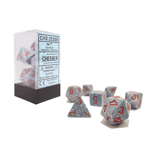 Speckled Polyhedral Air 7-Die Set