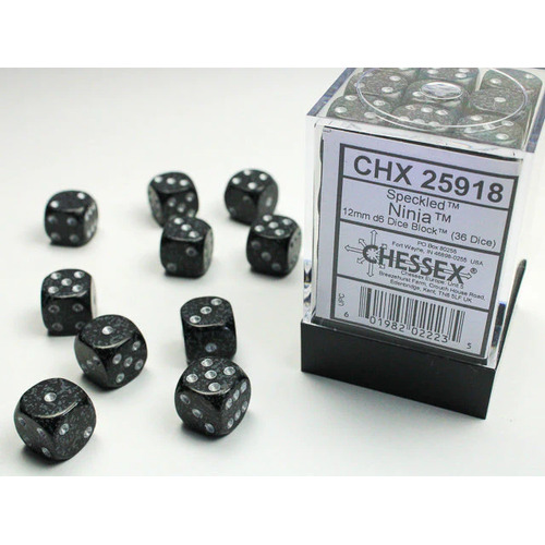  Speckled® 12mm d6 Ninja™ Dice Block™ (36 dice)
