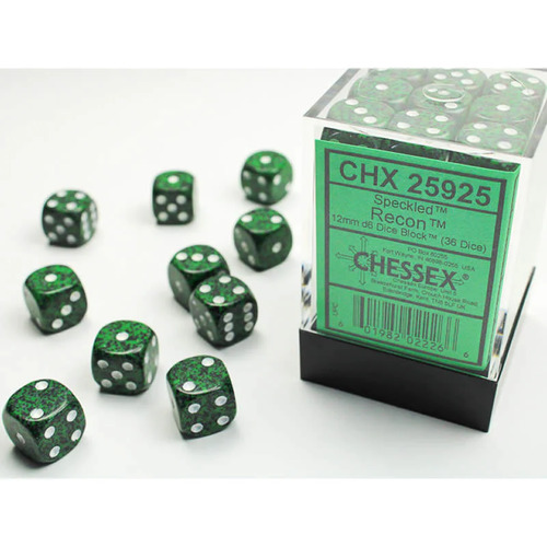  Speckled® 12mm d6 Recon™ Dice Block™ (36 dice)