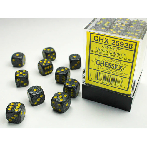  Speckled® 12mm d6 Urban Camo™ Dice Block™ (36 dice)