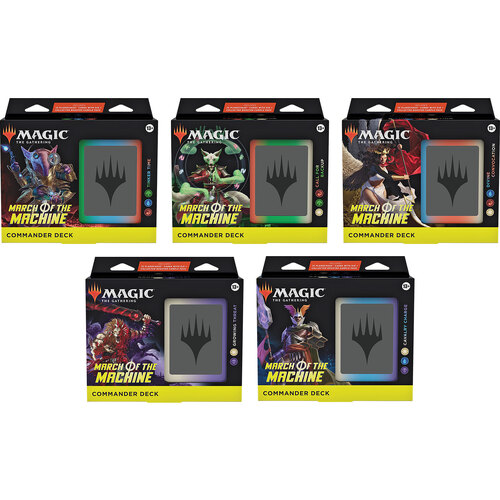 MTG March of the Machine Commander Decks x 5