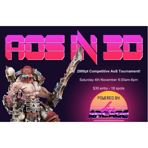 AoS in 3D - SEPTEMBER - 2000pt Competitive AoS Tournament!