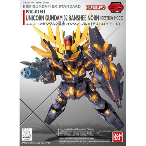 SD Gundam EX-Standard Unicorn Gundam 02 Banshee Norn (Destroy Mode) 