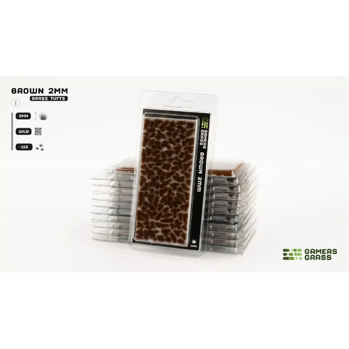Gamers Grass Tufts Brown 2mm (Wild)