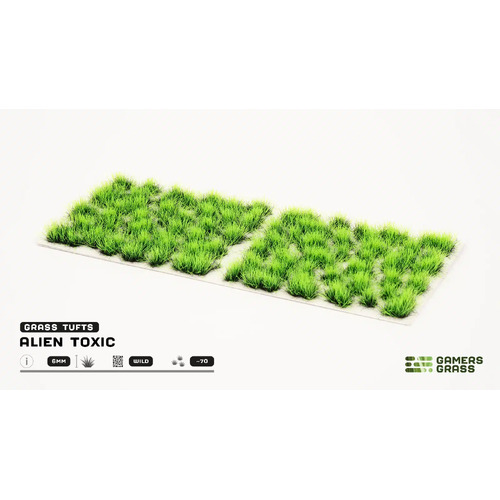 Gamers Grass Tufts Alien Toxic 6mm