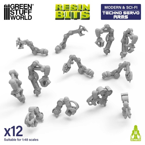 Green Stuff World Mechanical Tails and Weapons 1:48