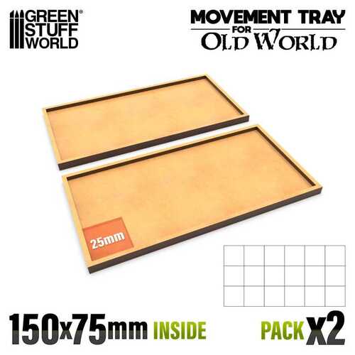 Old World Movement Tray 150x75mm (Pack x2)