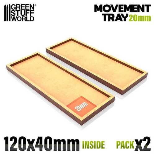 Old World Movement Trays - 120x40mm (Pack x2)