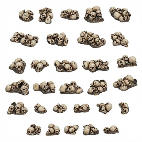 Green Stuff World - 3D Printed - Skulls & Bones - Piles of Skulls