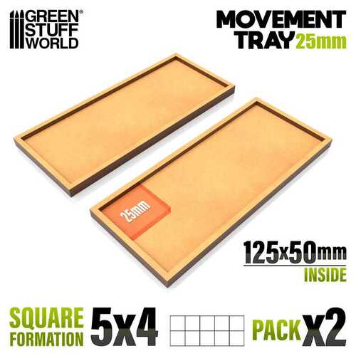 Old World Movement Trays 125x50mm (Pack x2) 