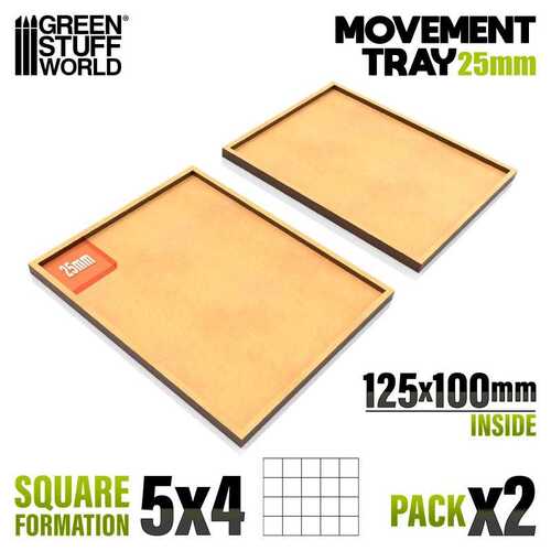 Old World Movement Trays 125x100mm (Pack x2)