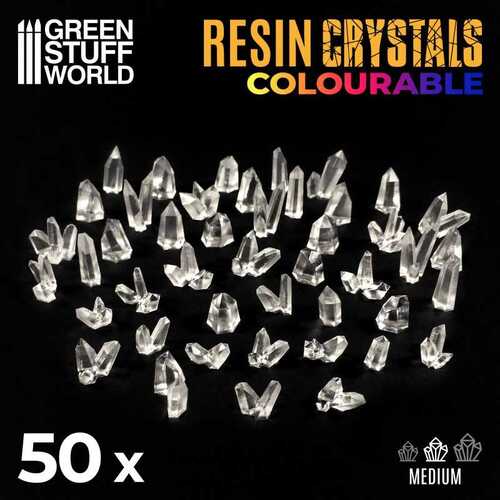 Green Stuff World CLEAR Resin Crystals - Medium