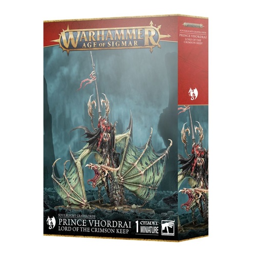 Soulblight Gravelords: Prince Vhordrai Lord of the Crimson Keep