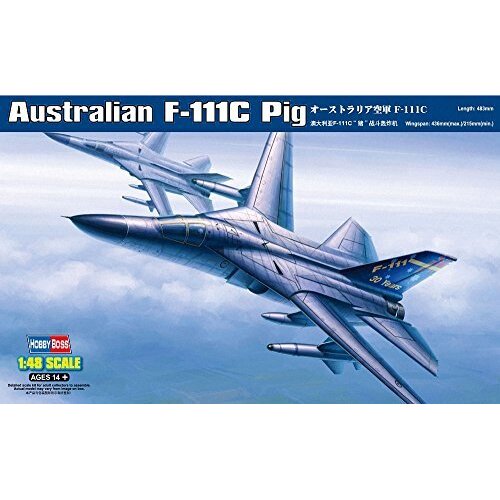 HobbyBoss 1/48 Australian F-111C Pig Plastic Model Kit [80349]*Aus Decal* 