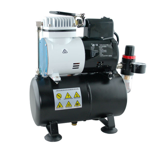 Hseng HS-AS186K Air Compressor with Holding Tank and Fan