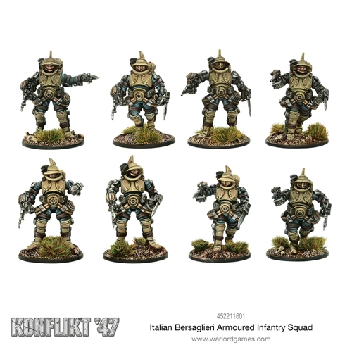 Konflikt '47 - Axis Bersaglieri Armoured Infantry Squad